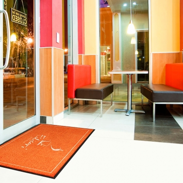 Logo Washable™ indoor washable custom printed logo mat